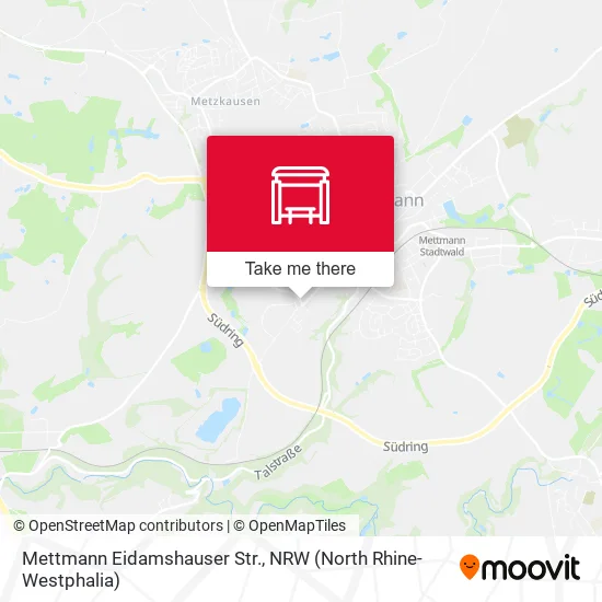 Карта Mettmann Eidamshauser Str.