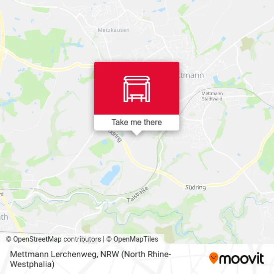 Mettmann Lerchenweg map