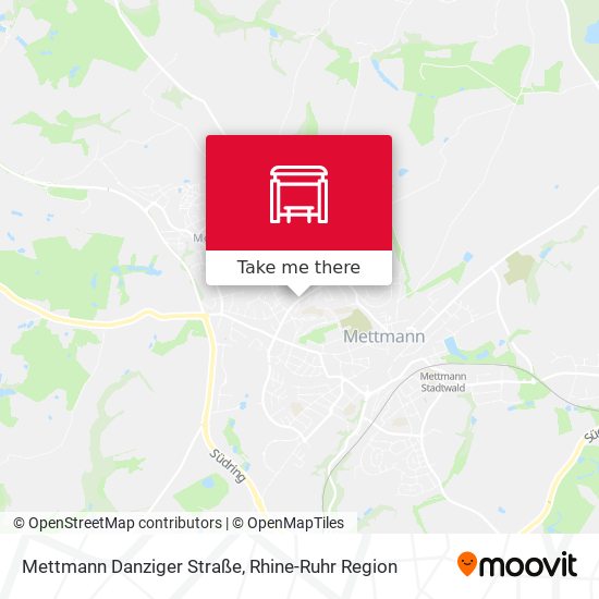 Mettmann Danziger Straße map