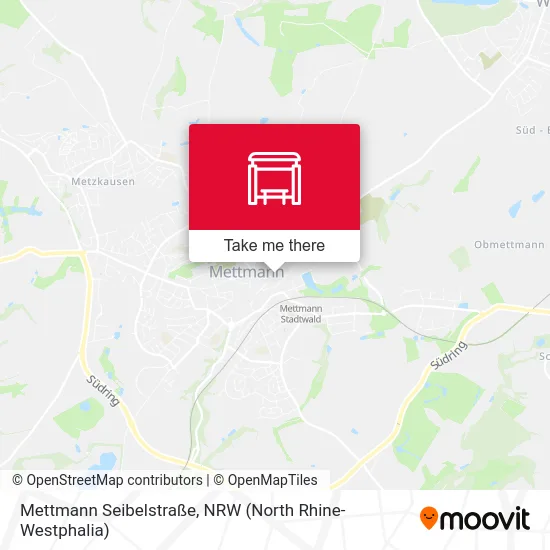 Mettmann Seibelstraße map