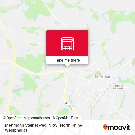Mettmann Steinesweg map