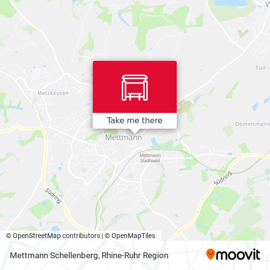 Карта Mettmann Schellenberg