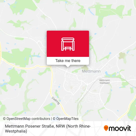 Mettmann Posener Straße map