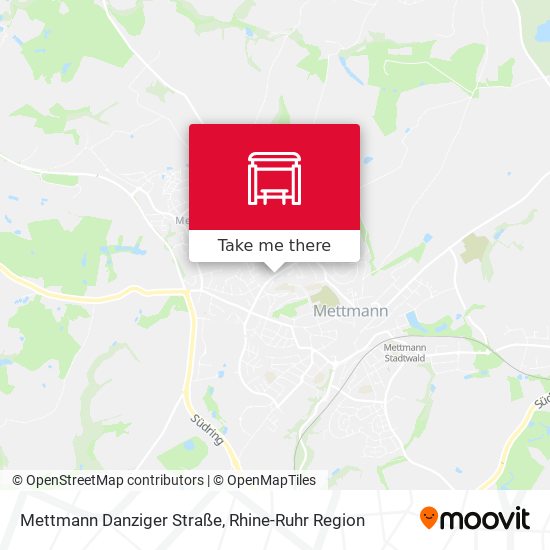 Mettmann Danziger Straße map