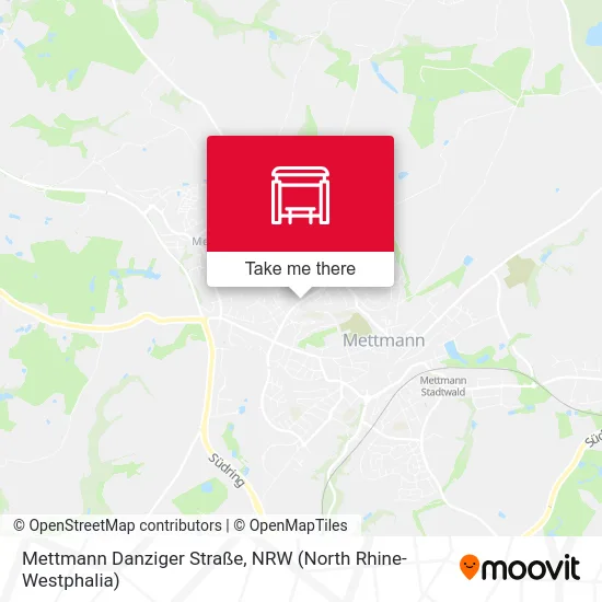 Mettmann Danziger Straße map