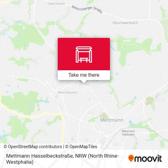 Карта Mettmann Hasselbeckstraße