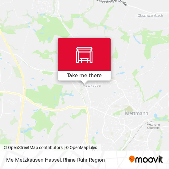 Карта Me-Metzkausen-Hassel
