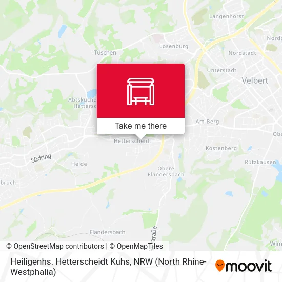 Карта Heiligenhs. Hetterscheidt Kuhs