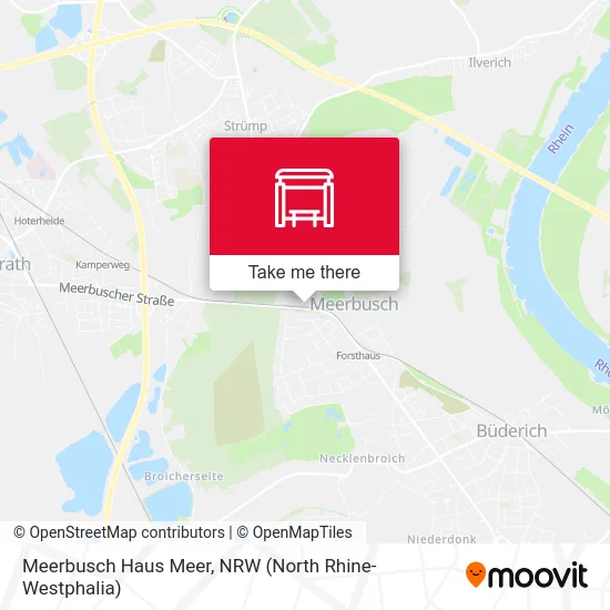Карта Meerbusch Haus Meer