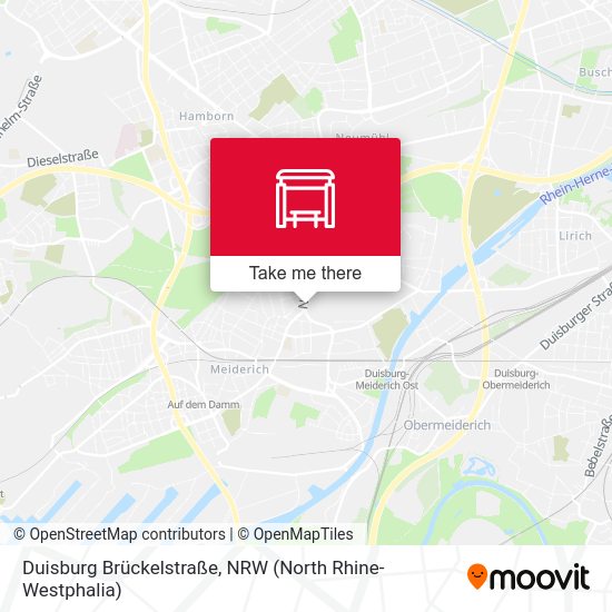Duisburg Brückelstraße map