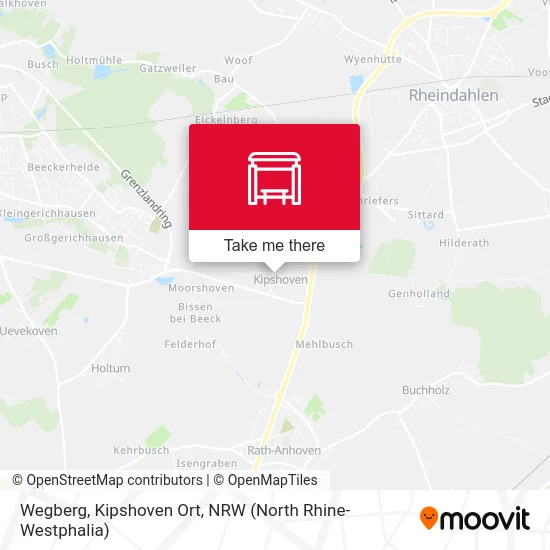 Карта Wegberg, Kipshoven Ort