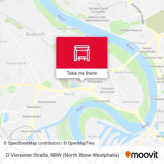 D-Viersener Straße map