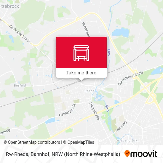Rw-Rheda, Bahnhof map