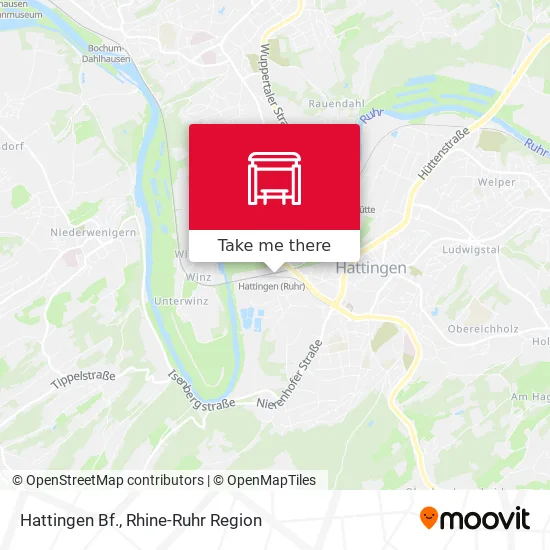 Карта Hattingen Bf.