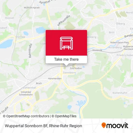 Карта Wuppertal Sonnborn Bf