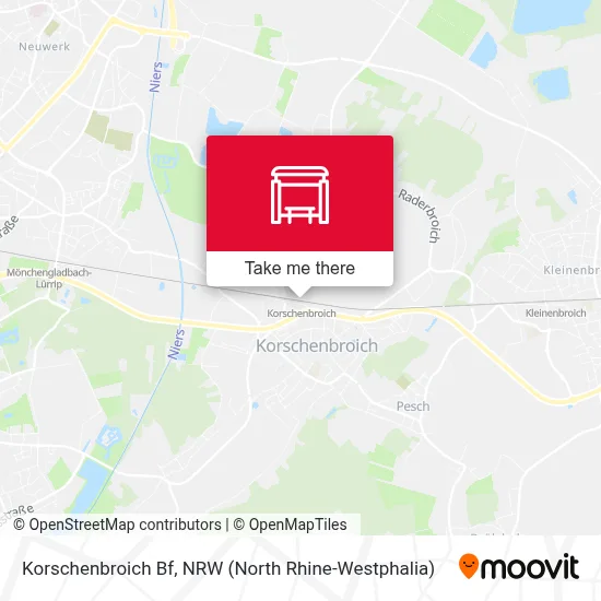Korschenbroich Bf map