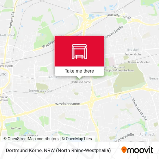 Карта Dortmund Körne