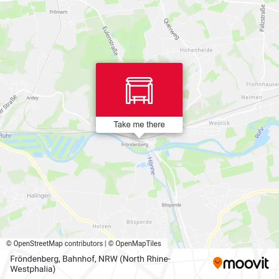 Карта Fröndenberg, Bahnhof