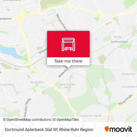 Карта Dortmund Aplerbeck Süd Bf