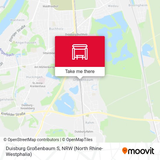 Карта Duisburg Großenbaum S