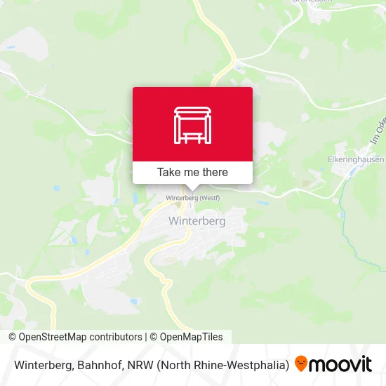 Winterberg, Bahnhof map