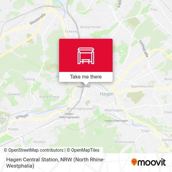 Hagen Hbf map