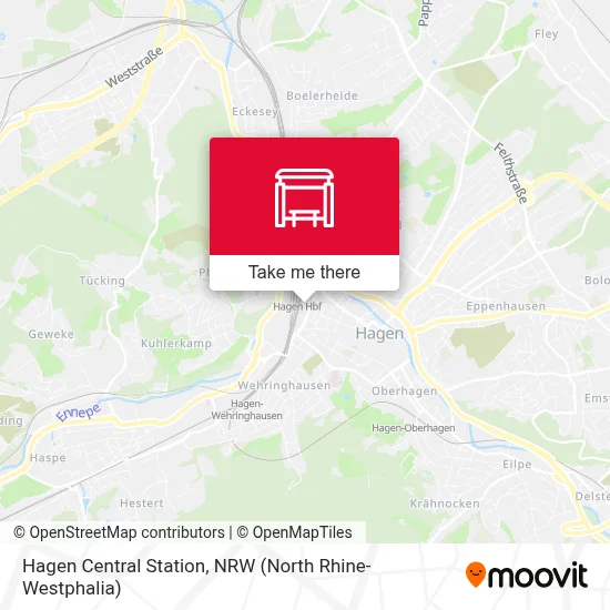 Hagen Hbf map