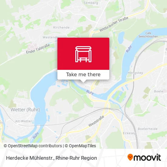 Карта Herdecke Mühlenstr.