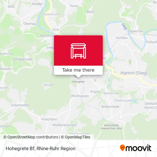 Карта Hohegrete Bf