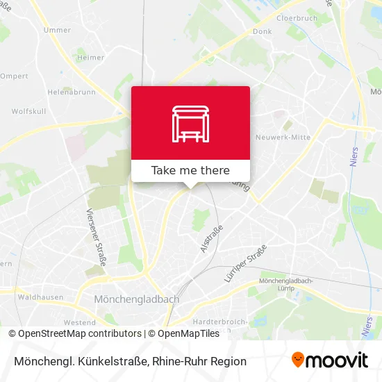 Карта Mönchengl. Künkelstraße