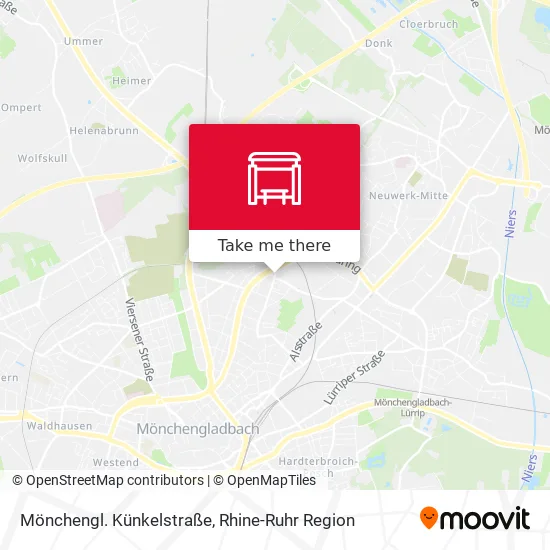 Карта Mönchengl. Künkelstraße