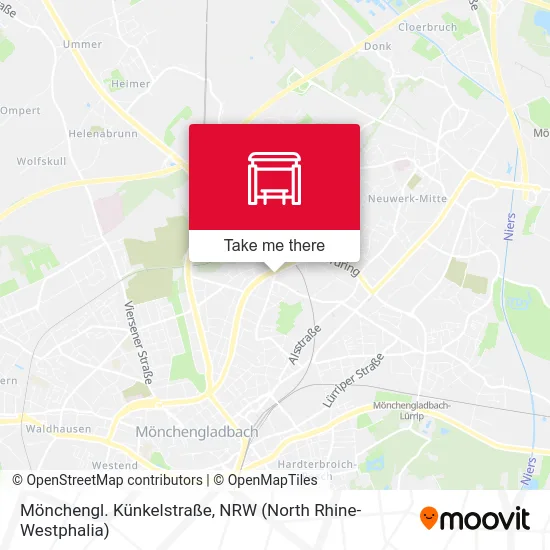 Карта Mönchengl. Künkelstraße