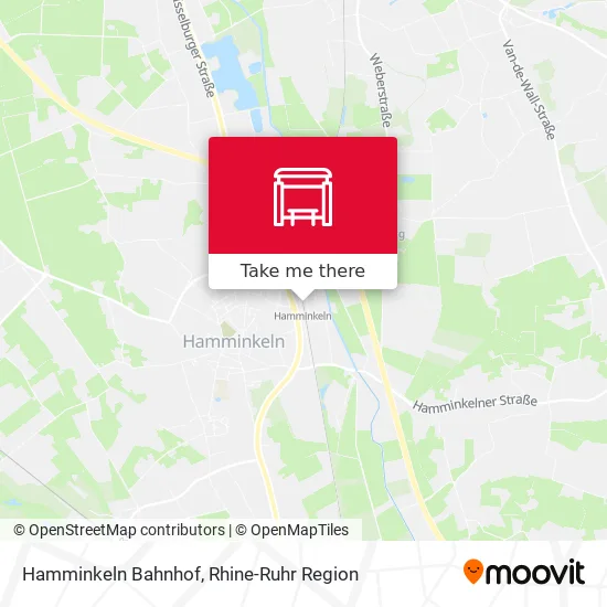 Карта Hamminkeln Bahnhof