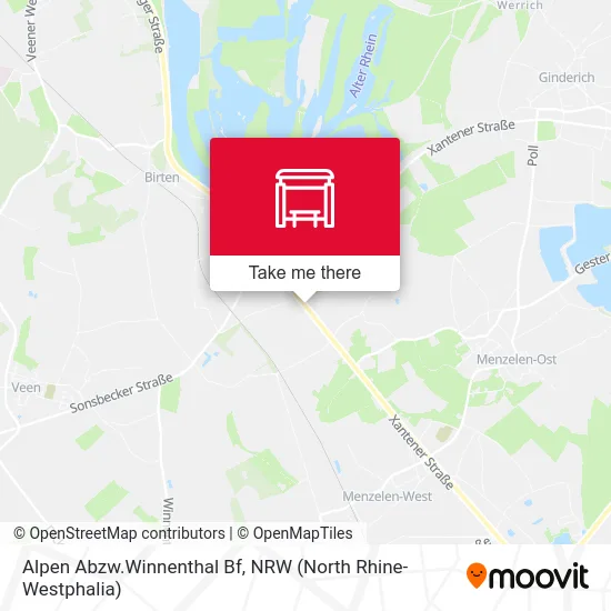 Alpen Abzw.Winnenthal Bf map