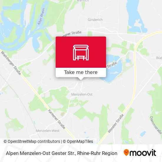 Карта Alpen Menzelen-Ost Gester Str.