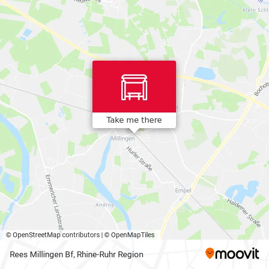 Rees Millingen Bf map