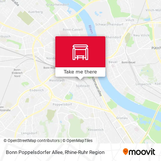 Карта Bonn Poppelsdorfer Allee