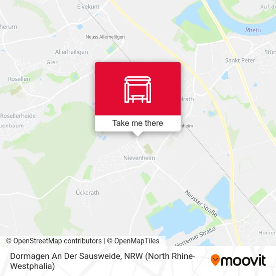 Dormagen An Der Sausweide map