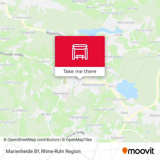 Карта Marienheide Bf