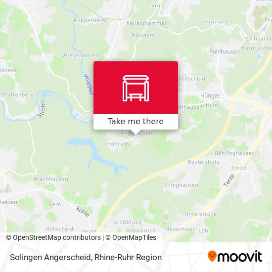 Карта Solingen Angerscheid