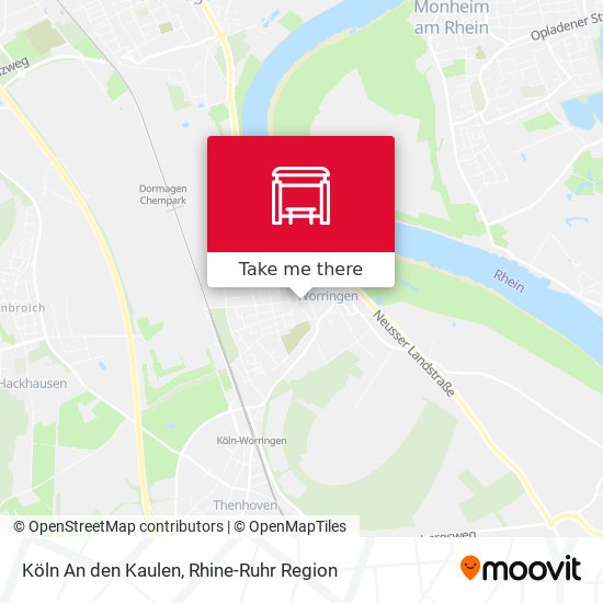 Köln An den Kaulen map