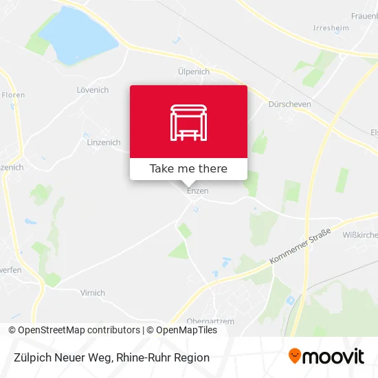 Карта Zülpich Neuer Weg