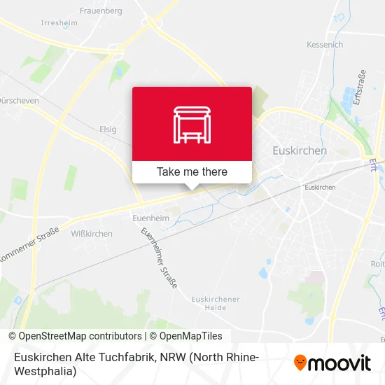 Euskirchen Alte Tuchfabrik map