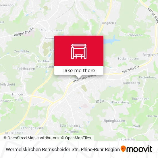 Карта Wermelskirchen Remscheider Str.