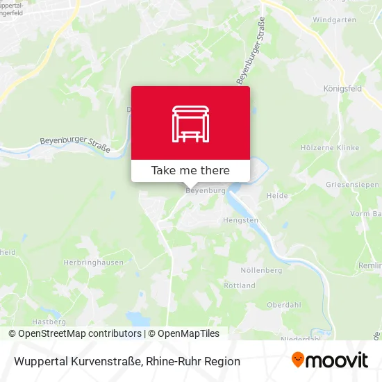 Карта Wuppertal Kurvenstraße