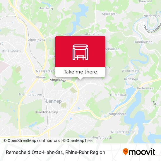 Remscheid Otto-Hahn-Str. map