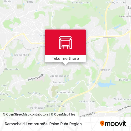Карта Remscheid Lempstraße