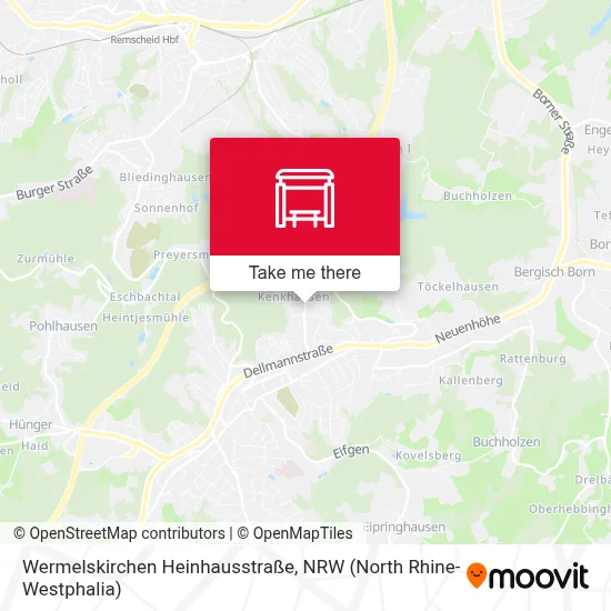 Wermelskirchen Heinhausstraße map