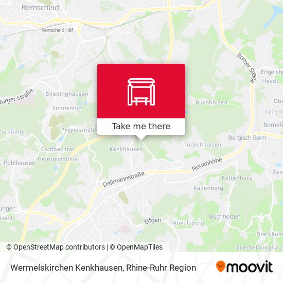 Wermelskirchen Kenkhausen map