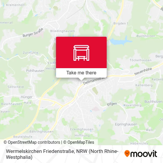 Wermelskirchen Friedenstraße map